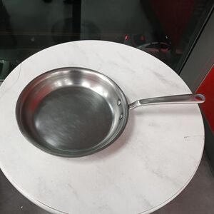 Stainless Steel Frying Pan - Silver